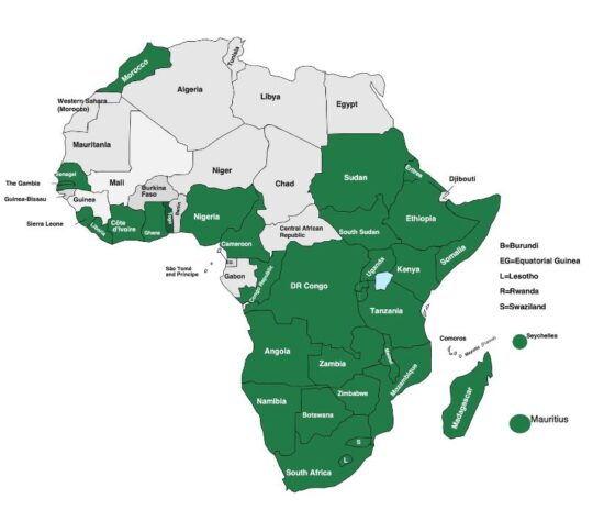 map of africa